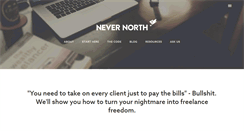 Desktop Screenshot of nevernorth.com